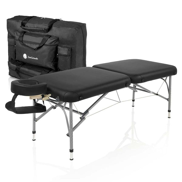 ZENGROWTH Massage Table Artarmon II Black 71cm