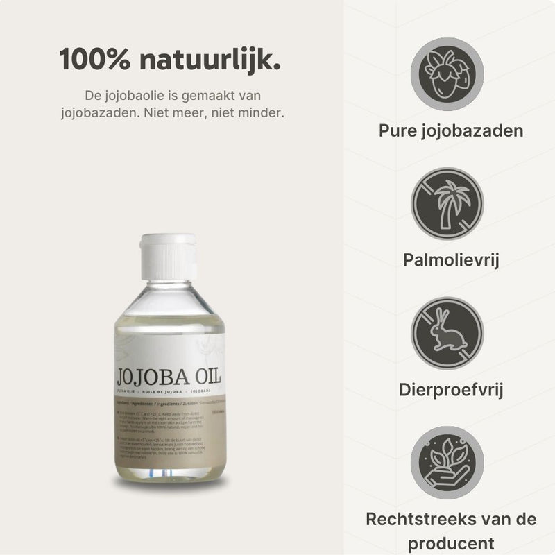 ZenGrowth 100% Koudgeperste Jojoba Olie 250ml