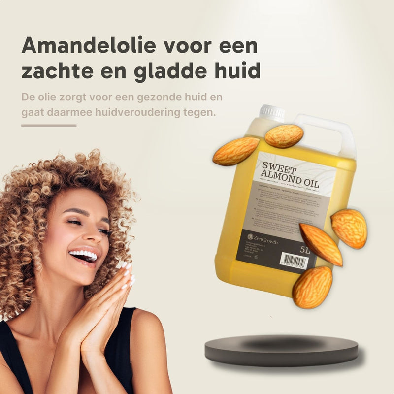 ZenGrowth 100% Natuurlijke Zoete Amandelolie 5l