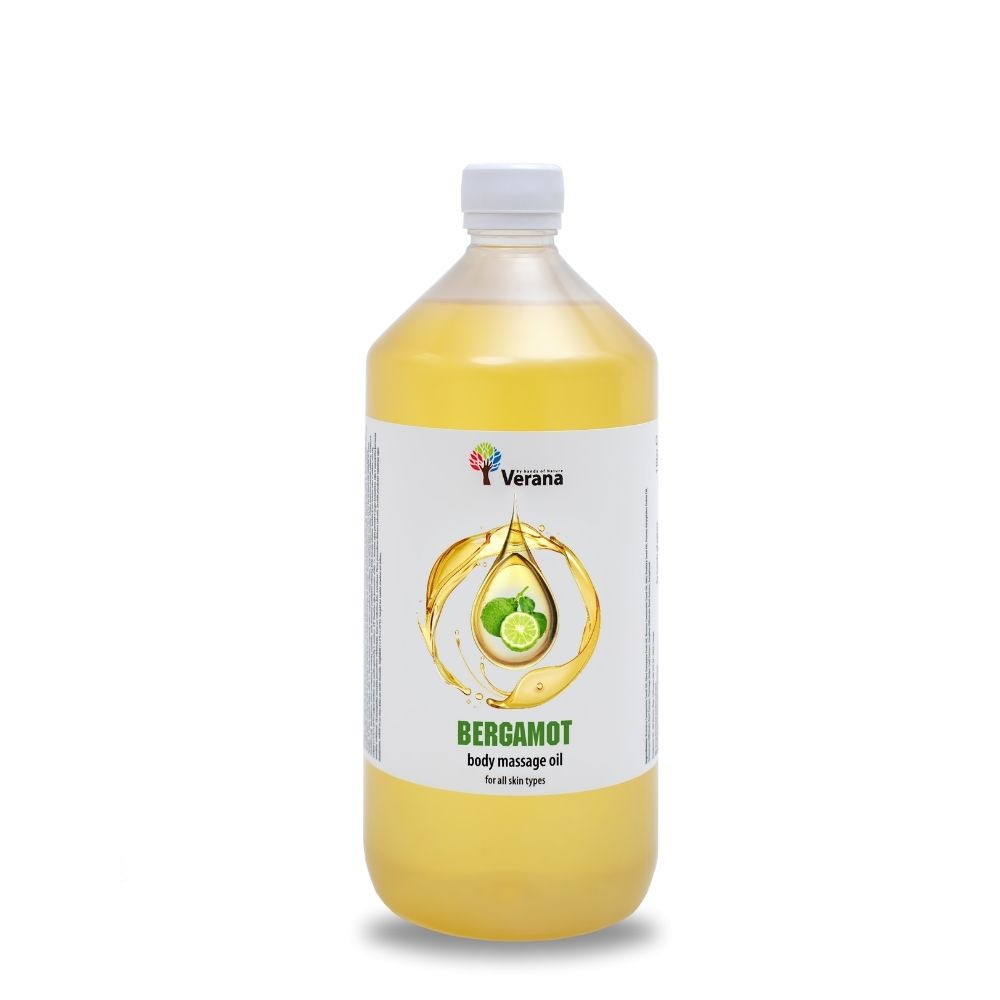 Verana 100% natuurlijke Massageolie Bergamot 1l