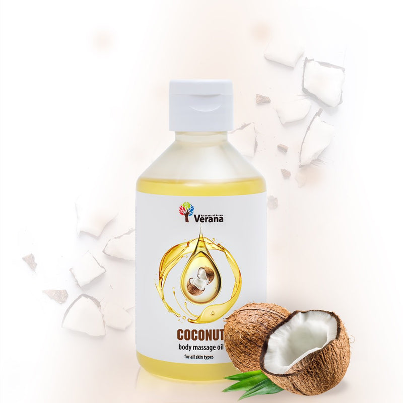 Verana 100% natuurlijke Massageolie Kokos 250ml