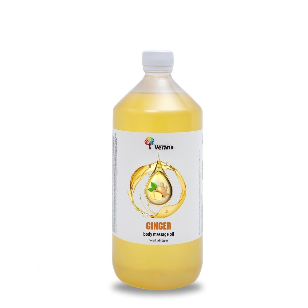 Verana 100% natuurlijke Massageolie Gember 1l