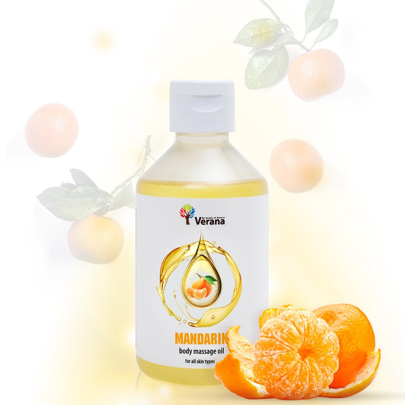 Verana 100% Natural Mandarin Massage Oil 250ml