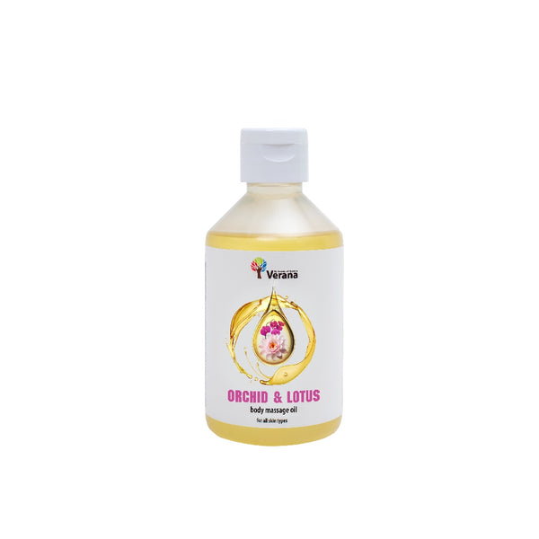 Verana 100% natuurlijke Massageolie Orchidee Lotus 250ml