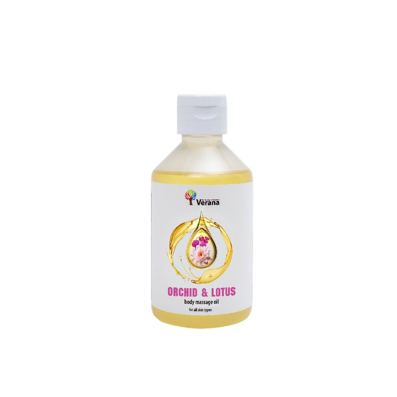 Verana 100% natuurlijke Massageolie Orchidee Lotus 250ml