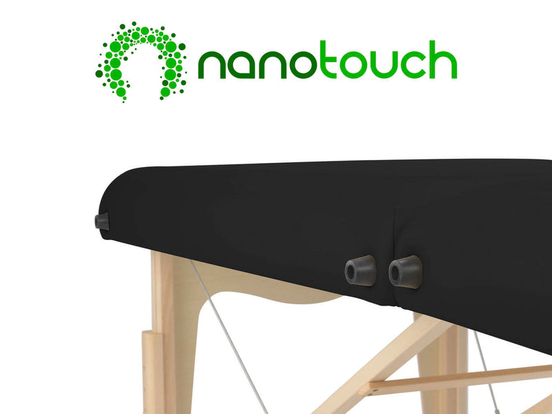 Tweedekans ZENGROWTH Inklapbare Massagetafel Nimman Zwart 71cm