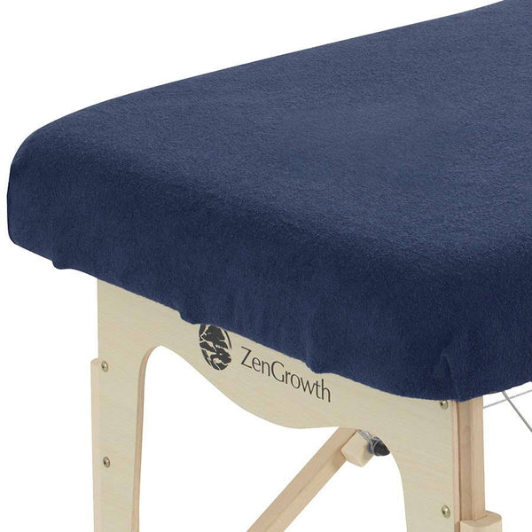 Badstof Hoeslaken Massagetafel Marineblauw zonder Uitsparing